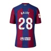 Maillot de Supporter FC Barcelone Balde 28 Domicile 2023-24 Pour Enfant